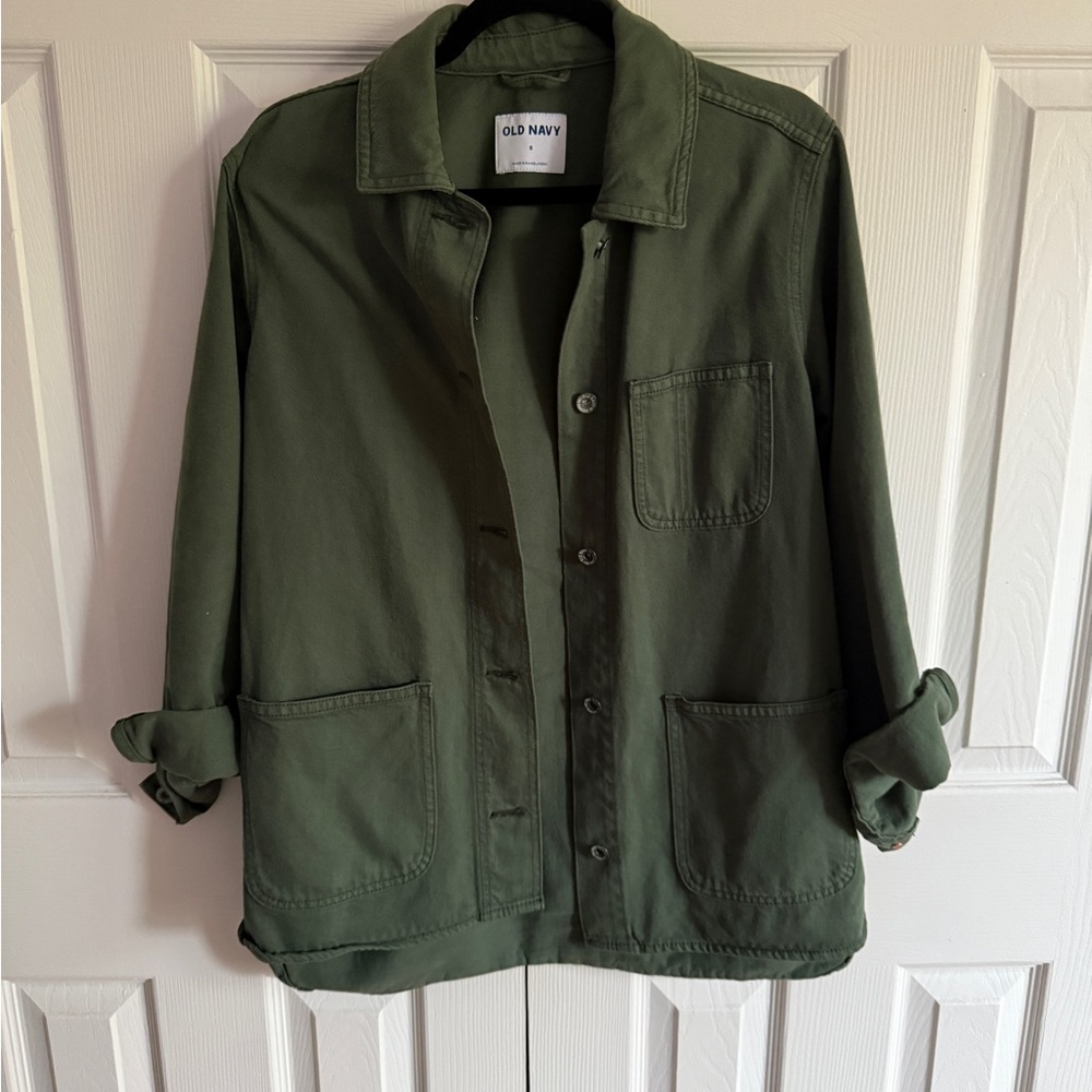 Old Navy Olive Green Casual Jacket